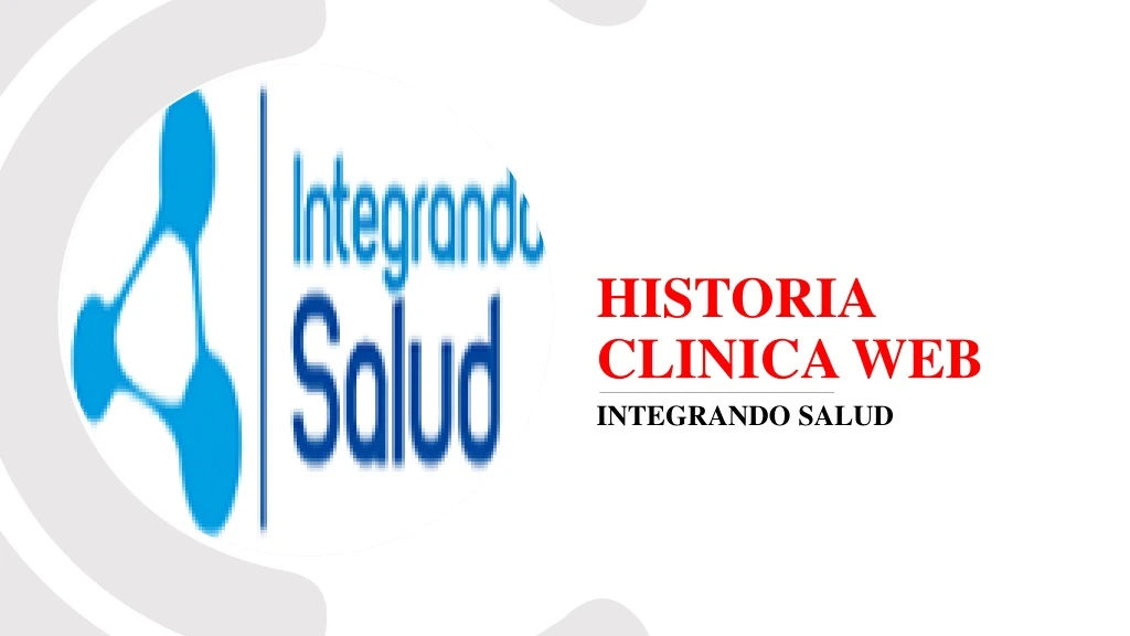 historia clinica web