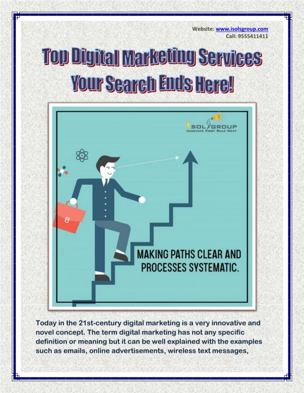 Top Digital Marketing Services - Your Search Ends Here!