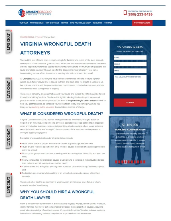 Virginia Wrongful Death Lawyer