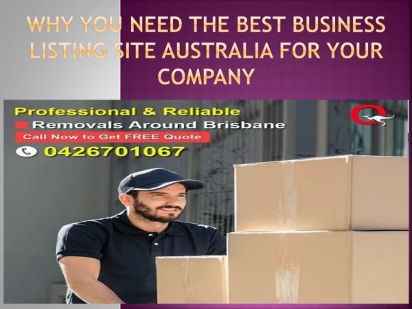 Why You Need the Best Business Listing Site Australia for Your Company