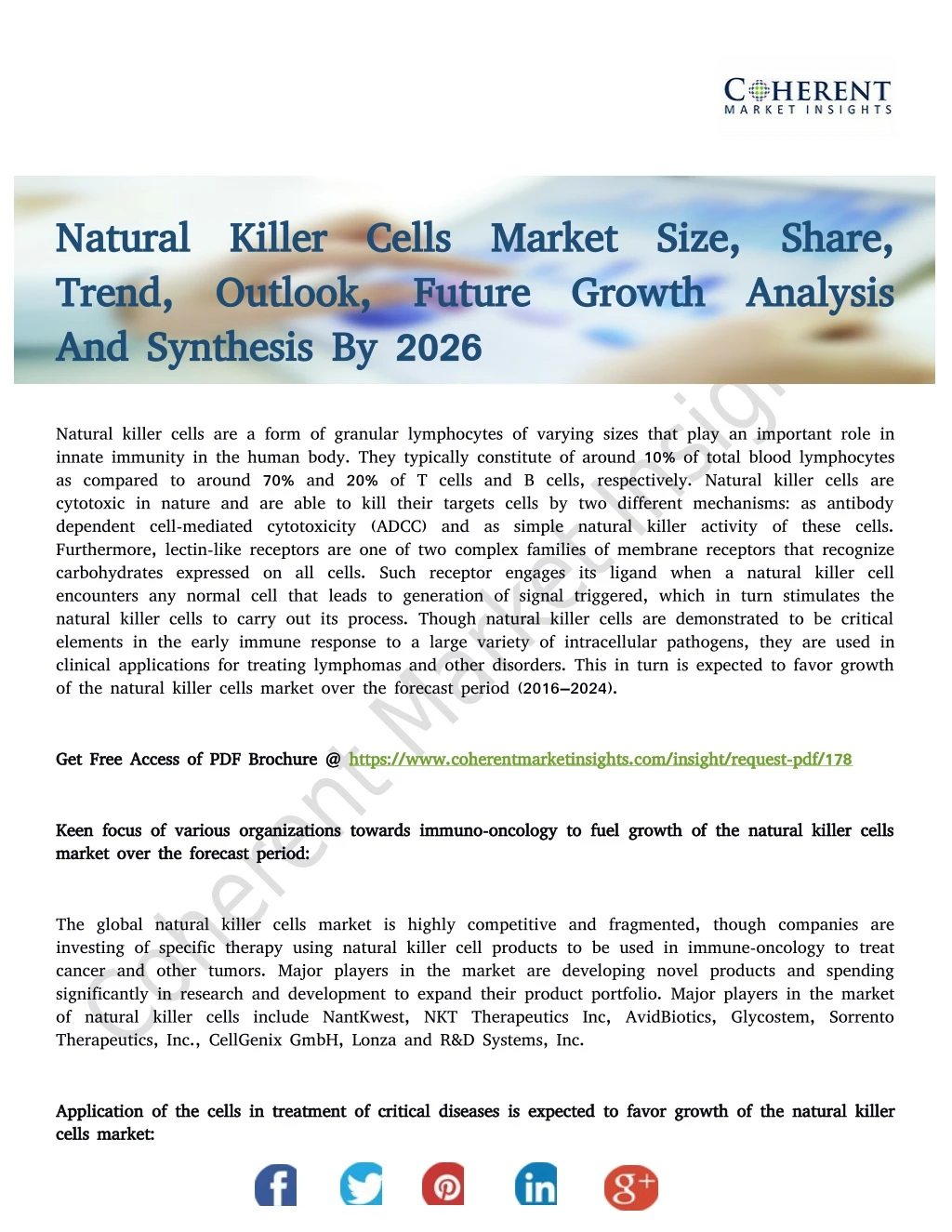 natural killer cells natural killer cells market