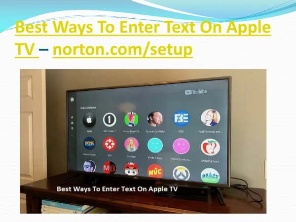 Best Ways To Enter Text On Apple TV