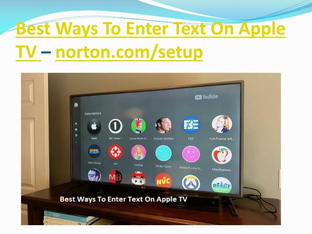 best ways to enter text on apple tv norton com setup