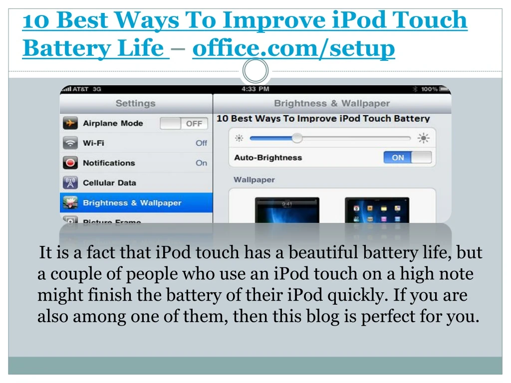 10 best ways to improve ipod touch battery life office com setup