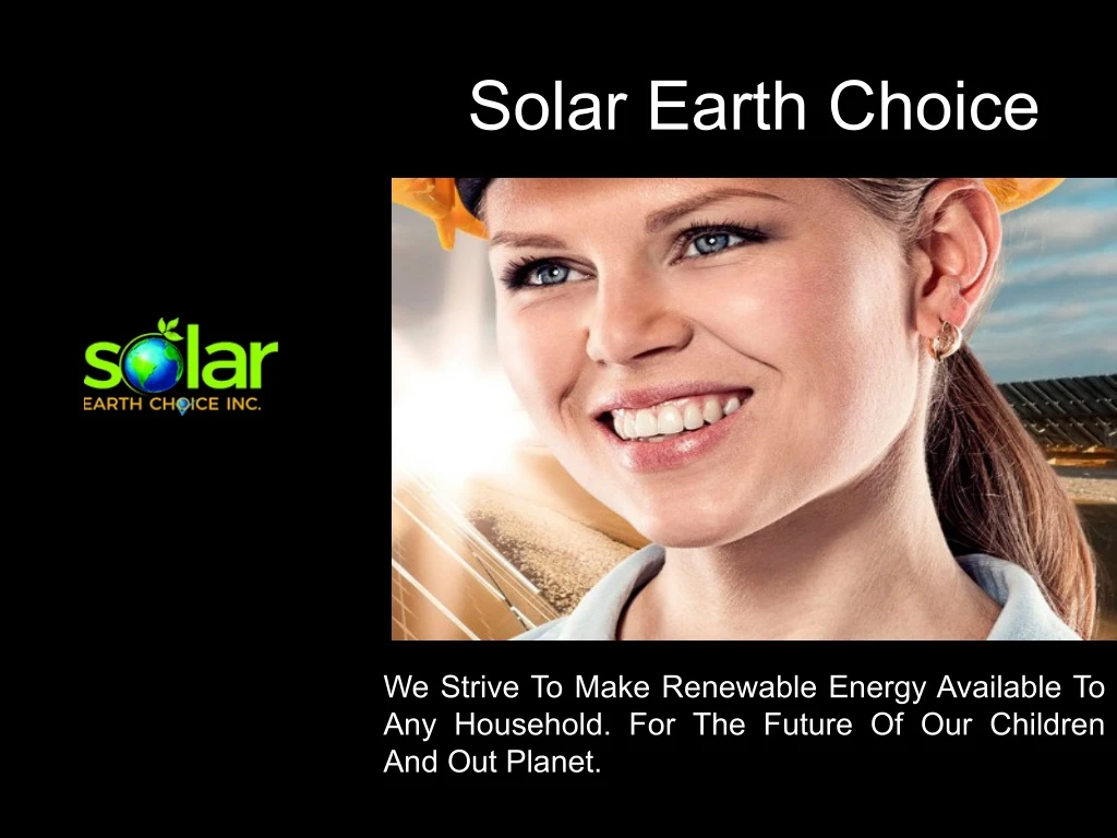 solar earth choice