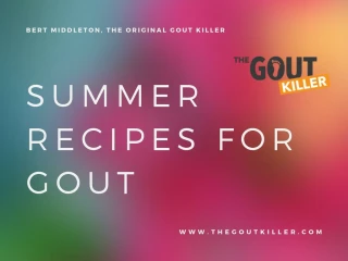 Gout Treatment - Recipes For Gout - slide 1