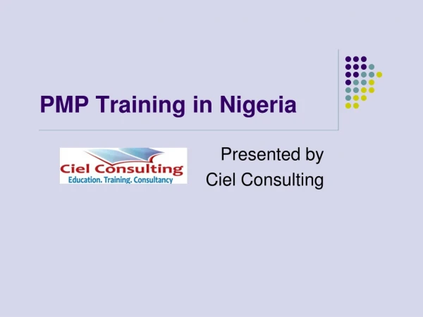 PMP Training in Nigeria