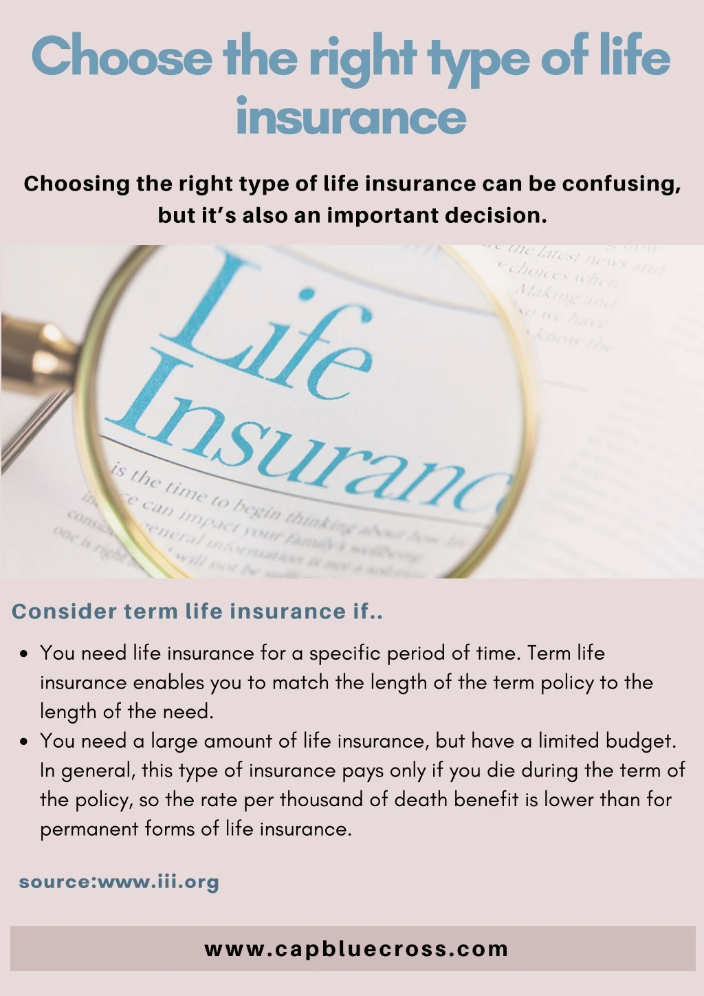 choose the right type of life insurance