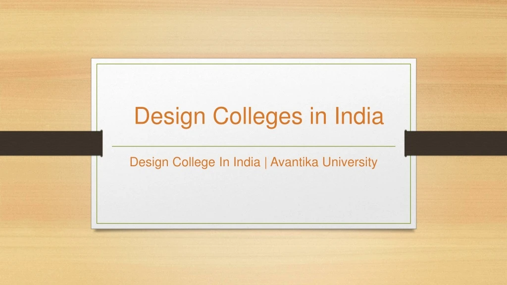 design colleges in india