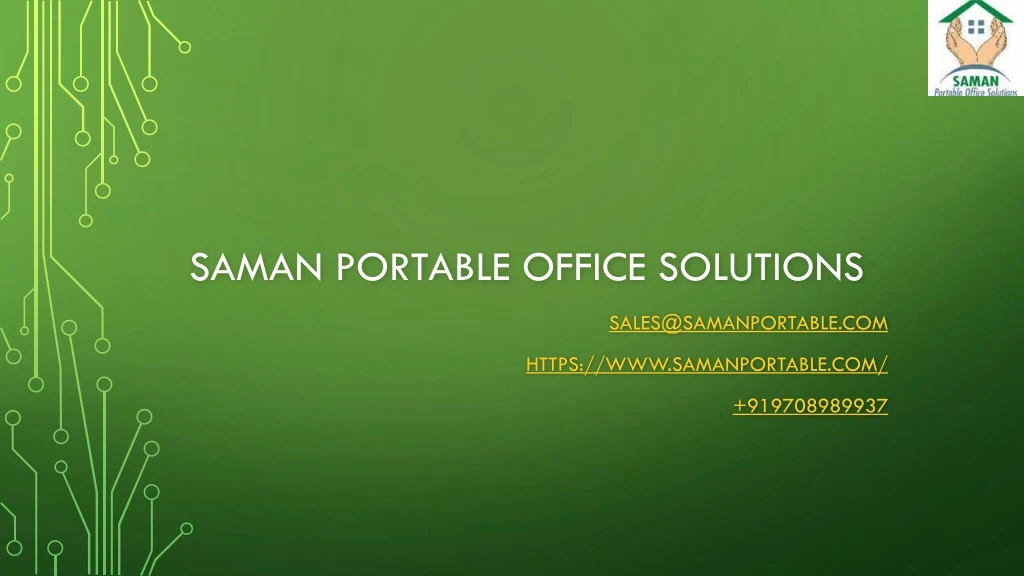 saman portable office solutions