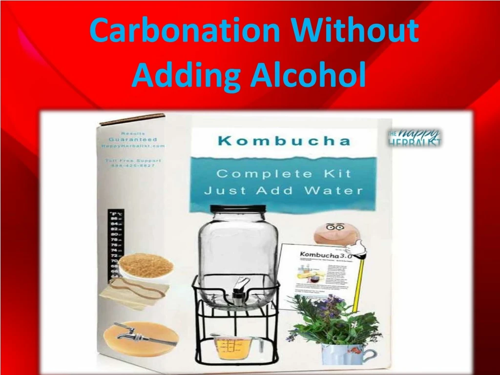 carbonation without adding alcohol