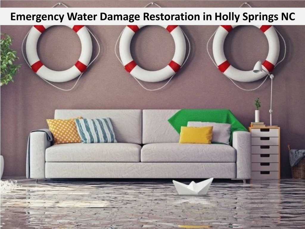 emergency water damage restoration in holly