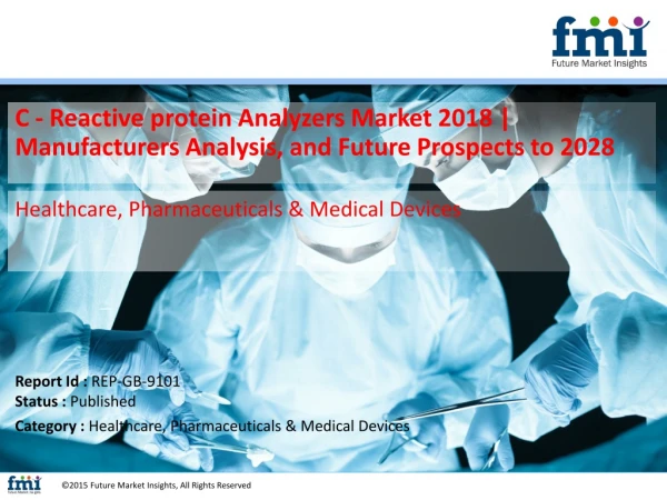 C-Reactive Protein Analyzers Market Research Analysis and Forecast to 2028 by Top Key Players