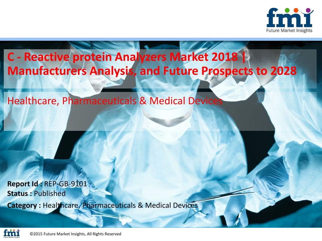 c reactive protein analyzers market 2018