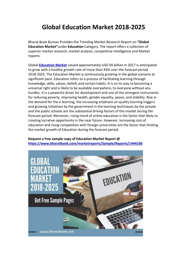 Global Education Market 2018-2025