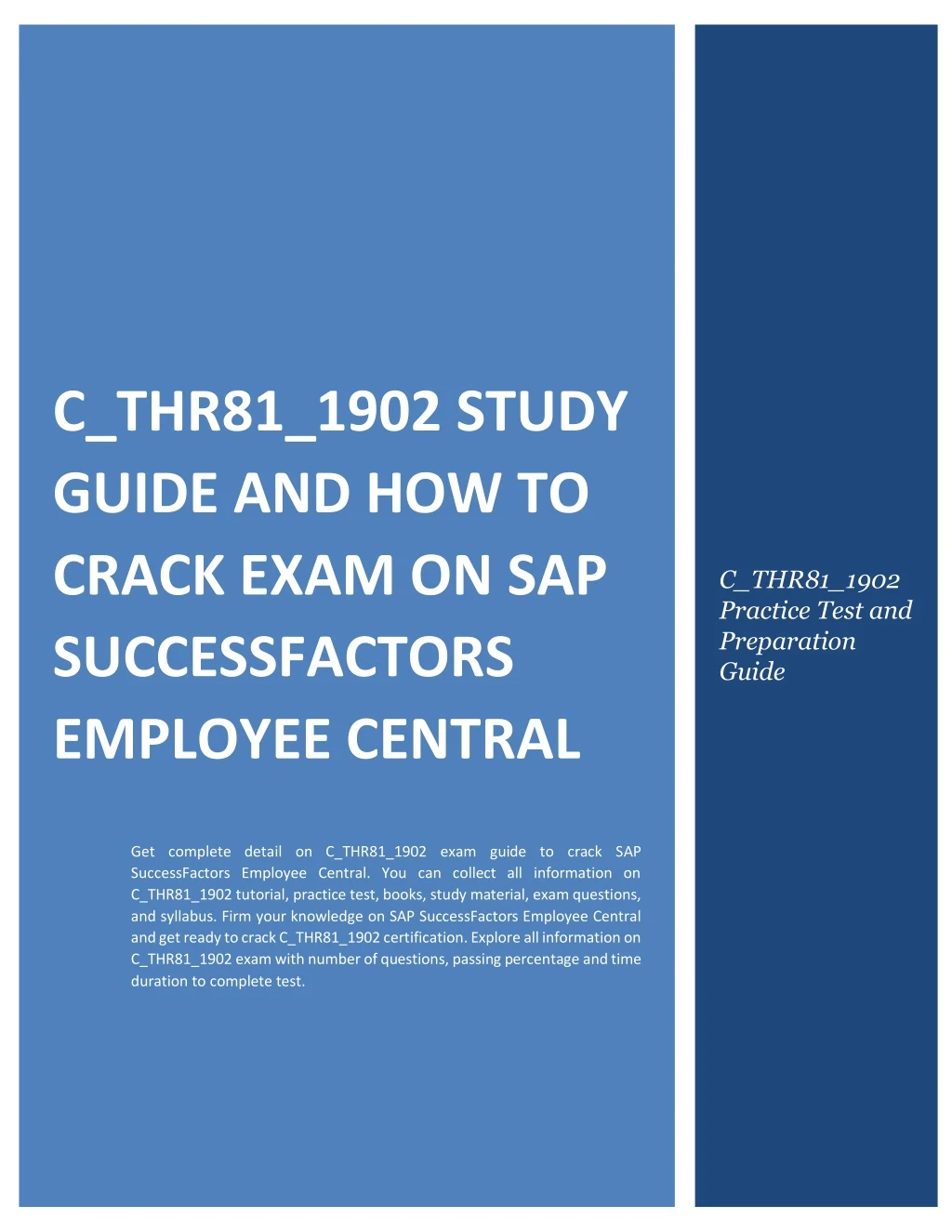 c thr81 1902 study guide and how to crack exam