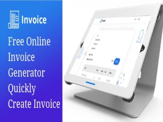Free Online Invoice Generator - Quickly Create Invoice - slide 1
