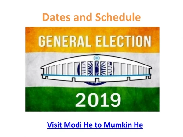 Lok Sabha Elections 2019 Dates of Poll