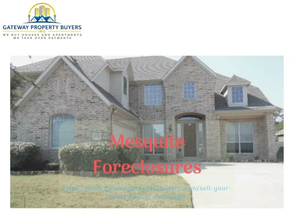 Mesquite Foreclosures