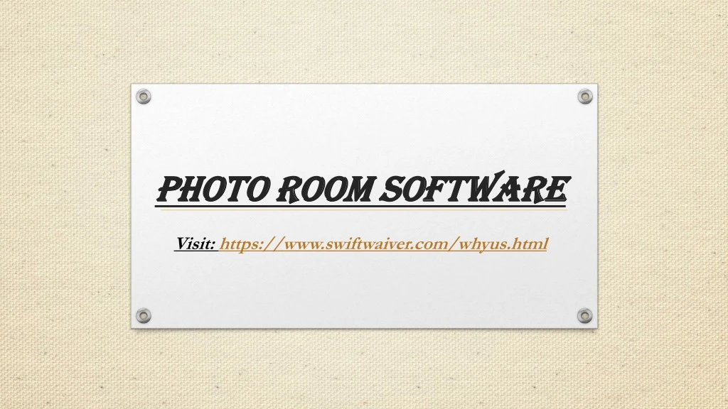 photo room software