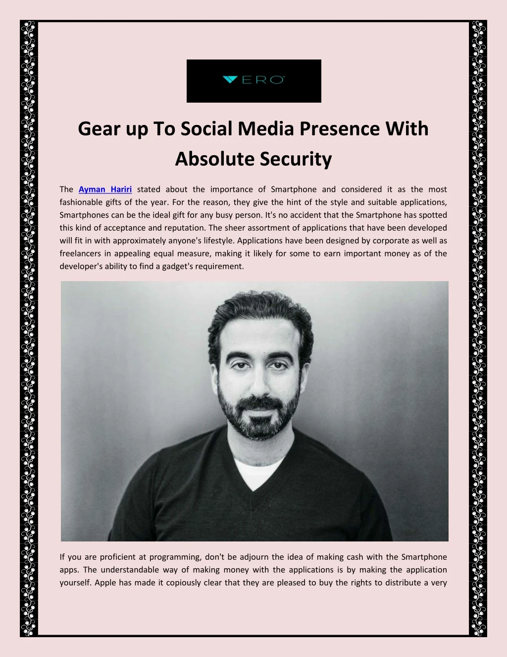 gear up to social media presence with absolute