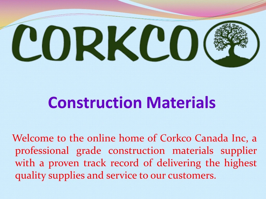 construction materials