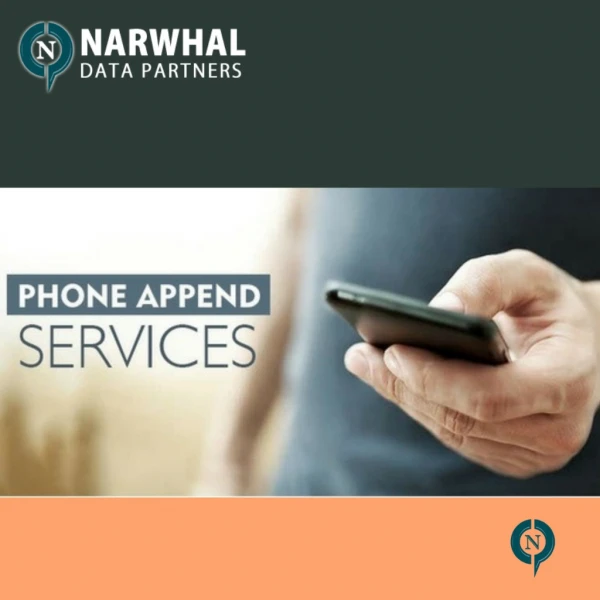 Phone Appending Services | Narwhal Data Partners in USA