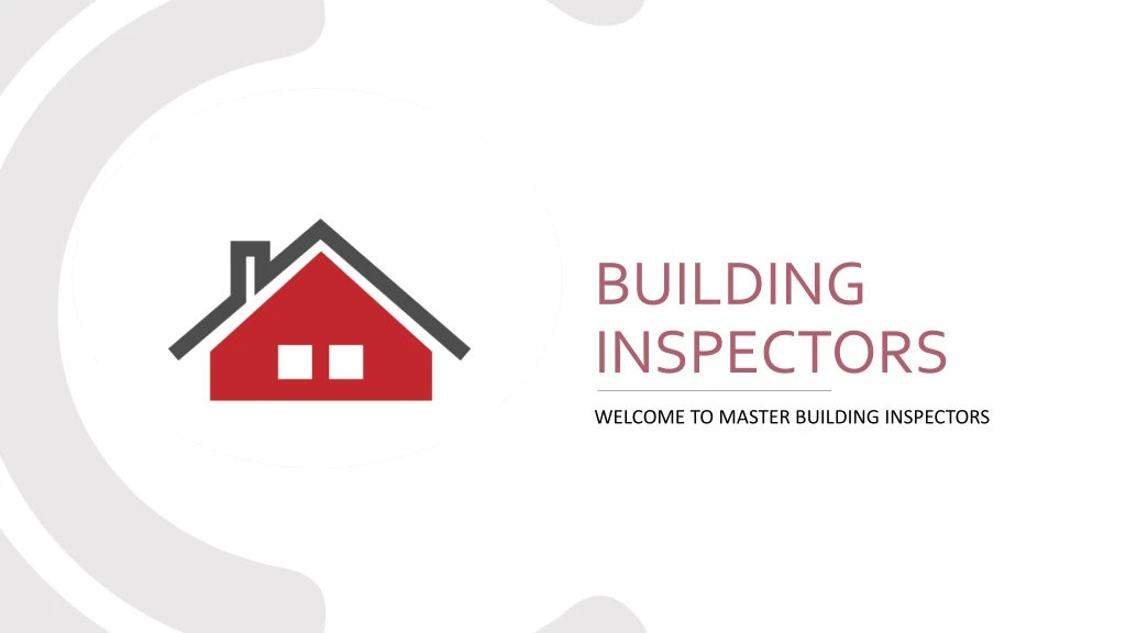 building inspectors