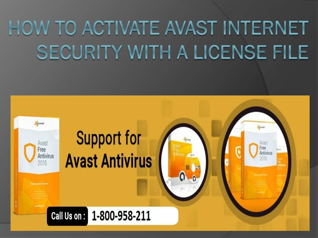 how to activate avast internet security with a license file