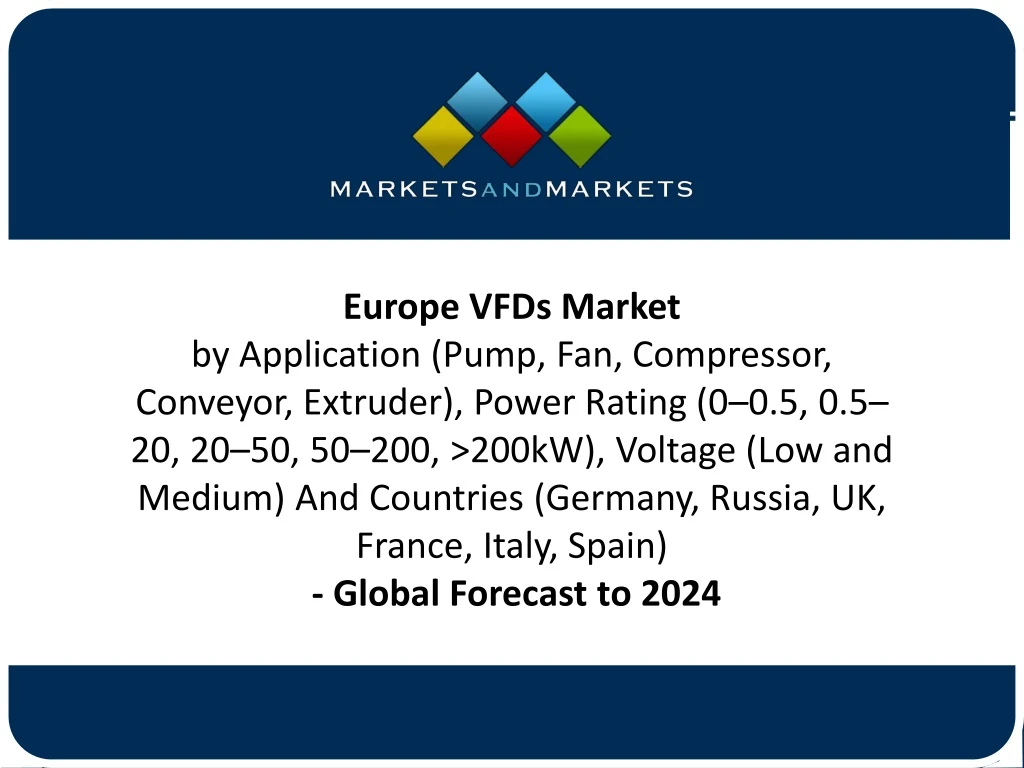 europe vfds market by application pump