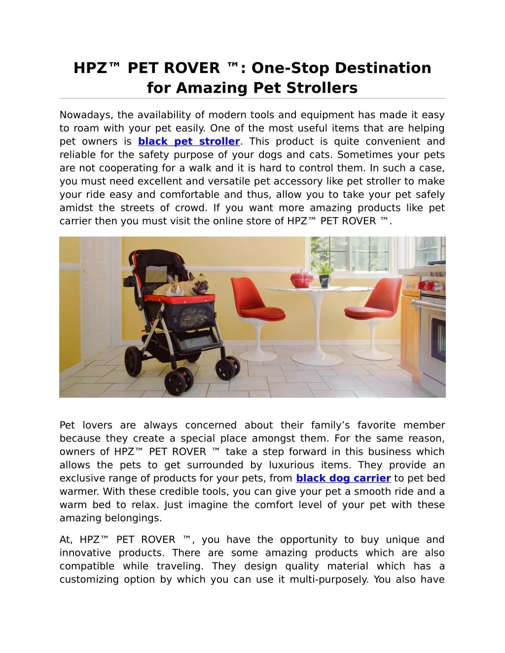 hpz pet rover one stop destination for amazing