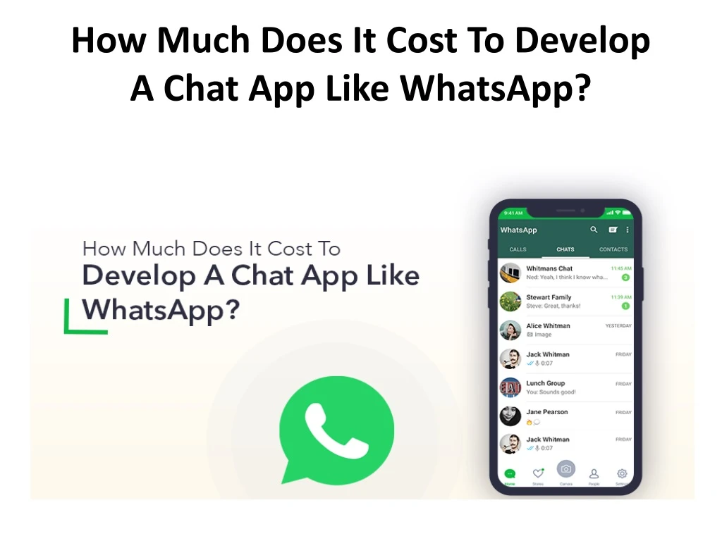 how much does it cost to develop a chat app like whatsapp