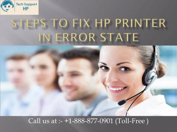 How To Fix HP Printer In Error State.