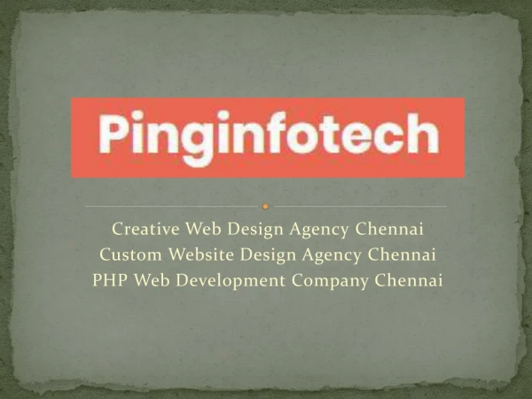 Custom Website Design Agency Chennai | PHP Web Development Company Chennai