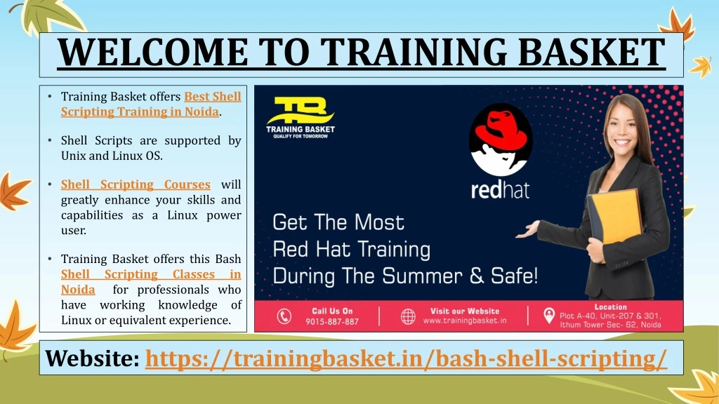 welcome to training basket