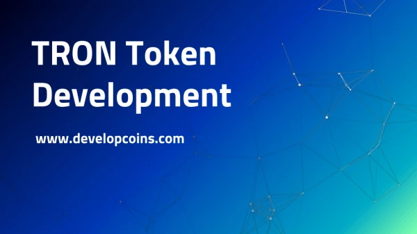 Tron Token Development Company