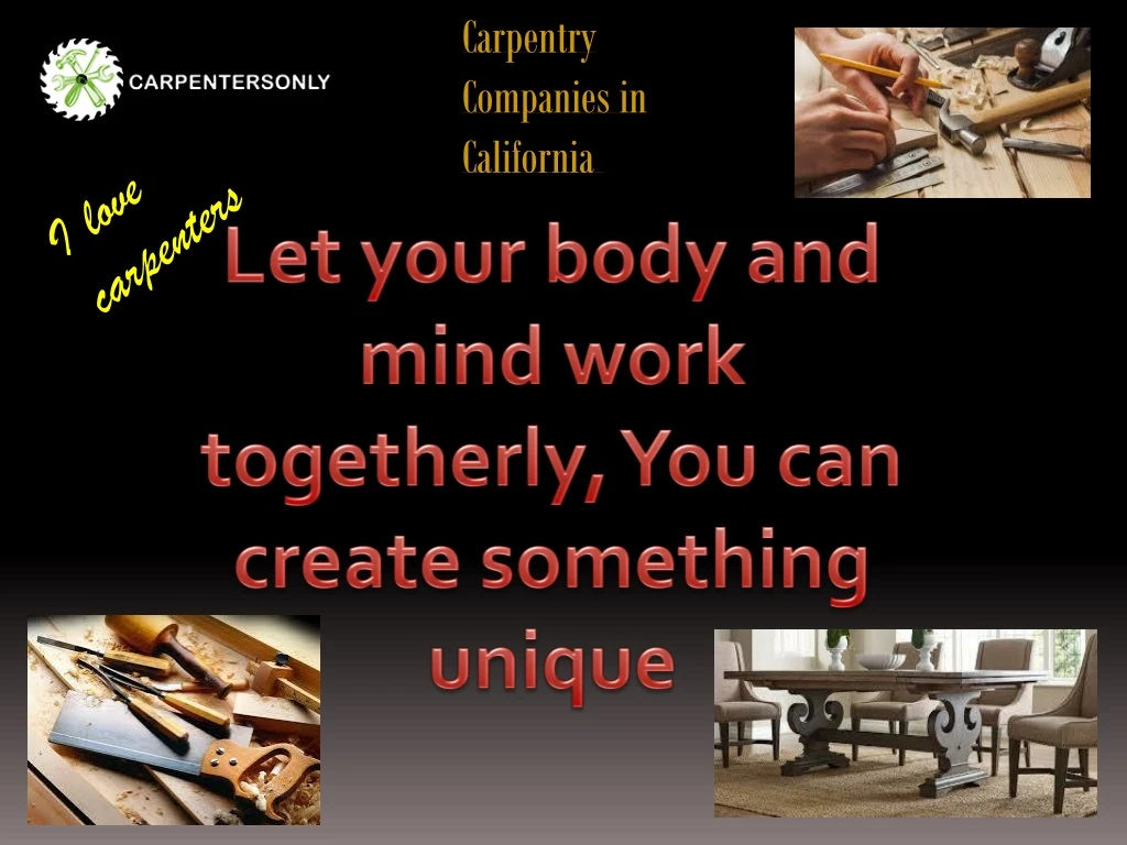 carpentry companies in california
