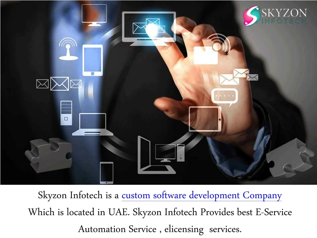 skyzon infotech is a custom software development