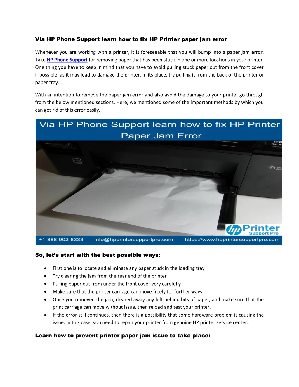 via hp phone support learn how to fix hp printer