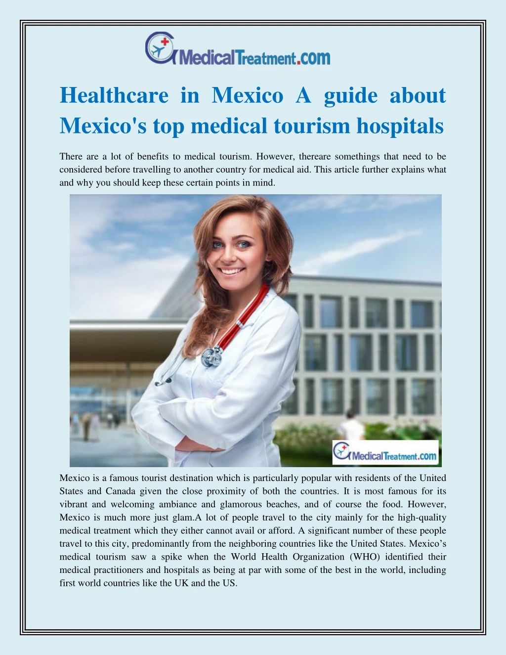 healthcare in mexico a guide about mexico