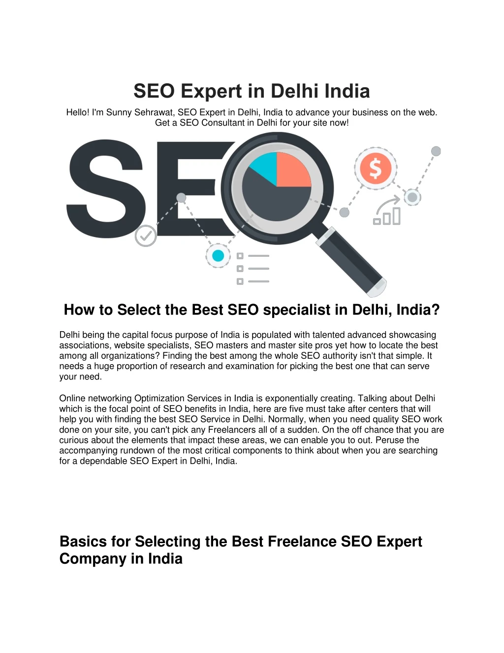 seo expert in delhi india