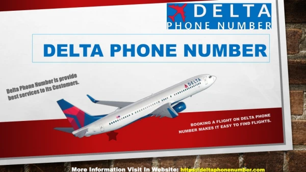 Delta Phone Number Provide 24x7
