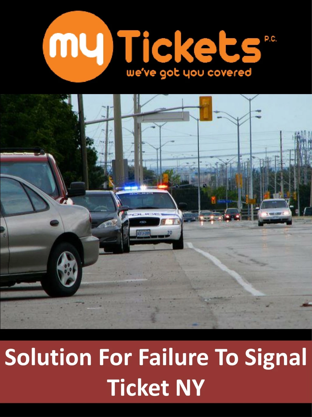 solution for failure to signal ticket ny