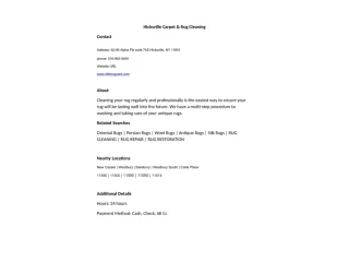 Hicksville Carpet & Rug Cleaning - slide 1
