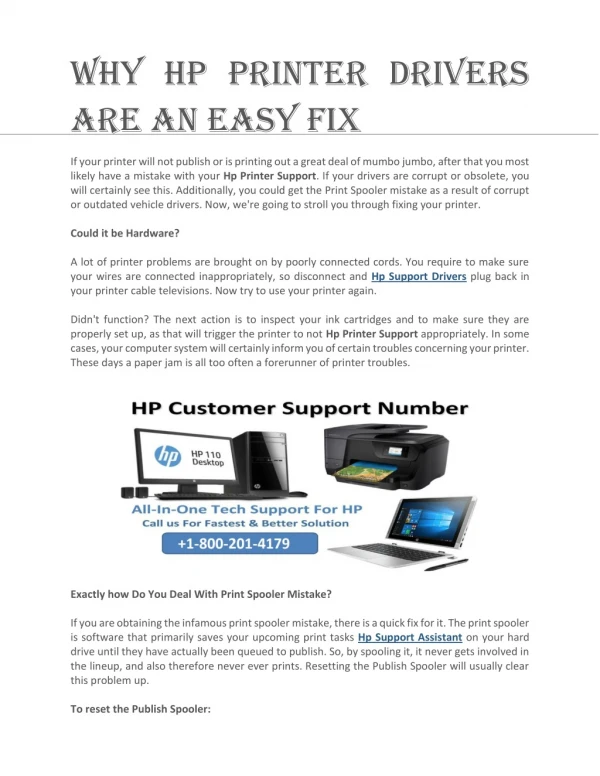 Why HP Printer Drivers Are an Easy Fix
