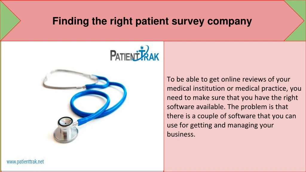finding the right patient survey company