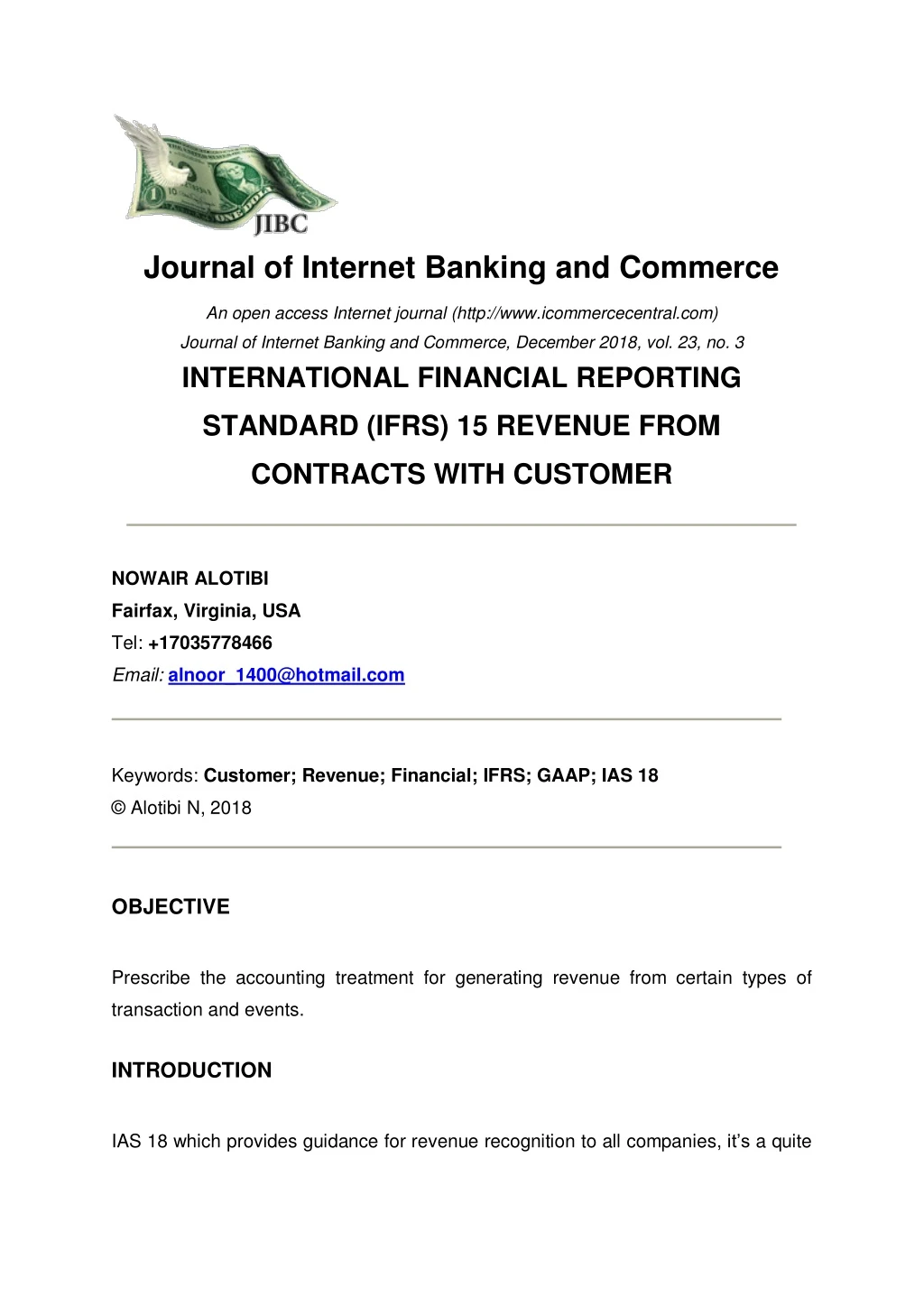 journal of internet banking and commerce
