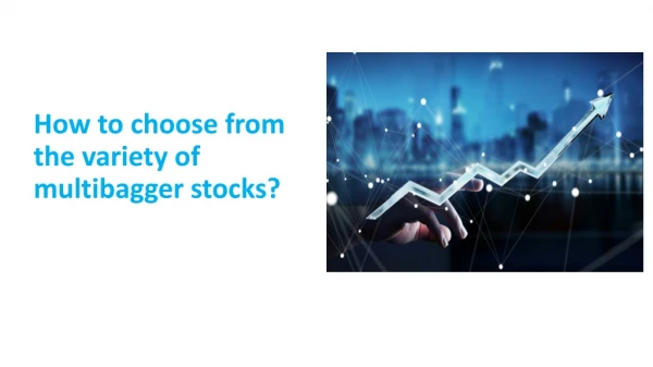 How To Choose From The Variety Of Multibagger Stocks?