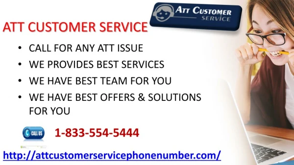 Dial without toll number to associate with ATT Customer Service 1-833-554-5444