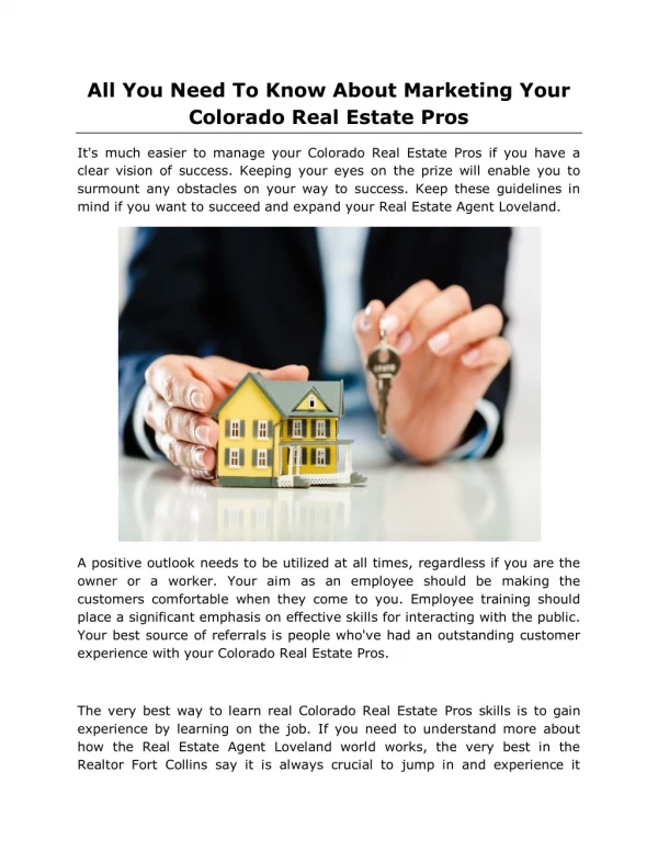 Colorado Real Estate Pros